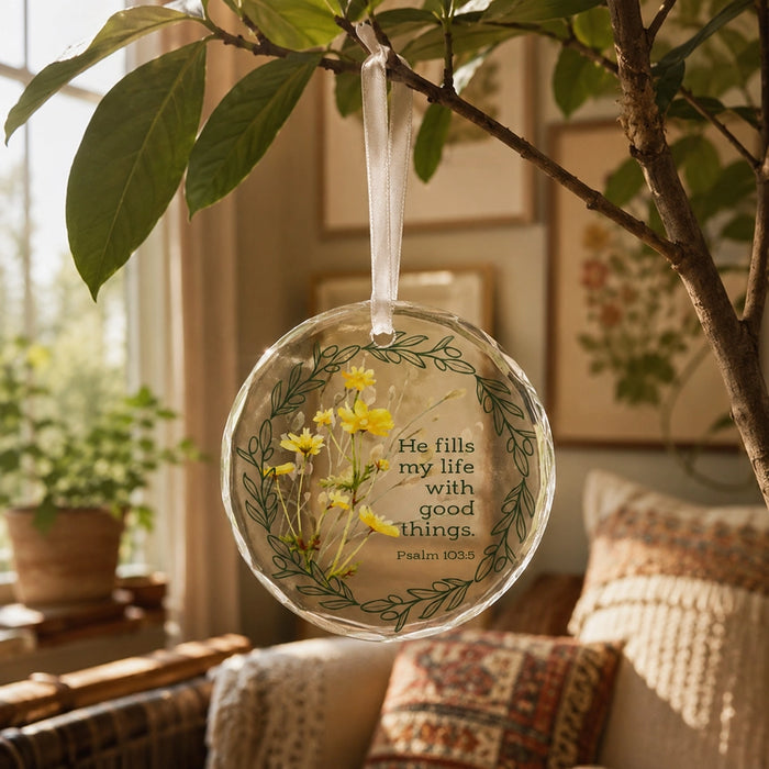Ornament He Fills My Life with 3.5H