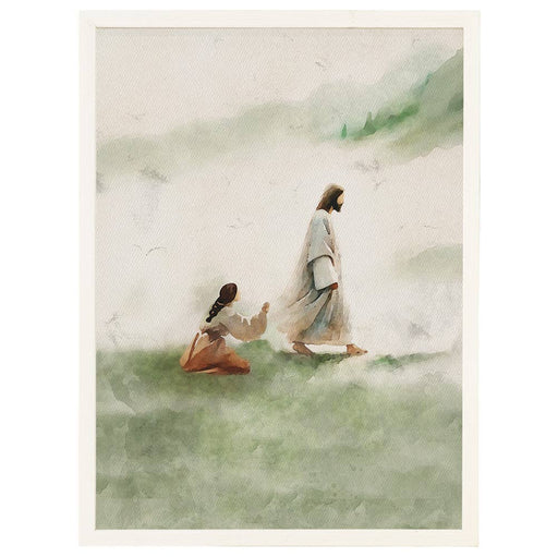 Jesus Woman Healed - Thin Frame Rectangle TFR1251 - Morning Star Christian Bookstores