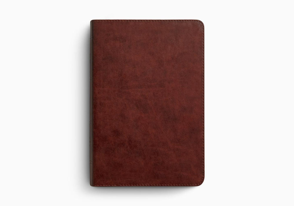 ESV Giant Print Personal Size Bible, Red Letter. TruTone®, Chestnut