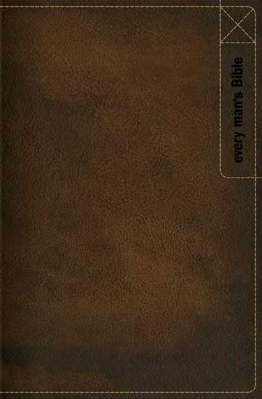 NLT Every Man's Bible Leather Like Brown Explorer Edition