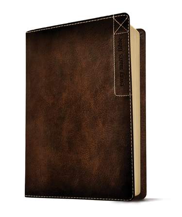 NLT Every Man's Bible Leather Like Brown Explorer Edition