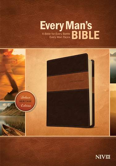 NIV Every Man's Bible Heritage LeatherLike Brown/Tan - Morning Star Christian Bookstores