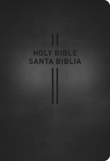 Bilingual Bible / Biblia bilingüe NLT/NTV LeatherLike Black