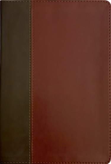 NKJV Life Application Study Bible, Third Edition, Large Print, LeatherLike, Indexed/Brown, Red Letter