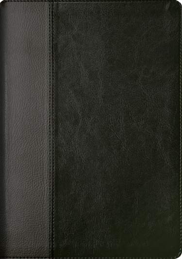 NLT Life Application Study Bible Third Edition, Black/Onyx LeatherLike, Thumb-Indexed