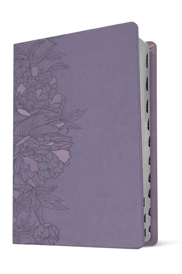KJV Life Application Study Bible, Third Edition Leatherlike, Peony Lavender, Indexed