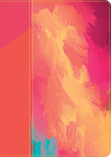 NLT Courage Life Bible Women Leatherlike Pink Indexed