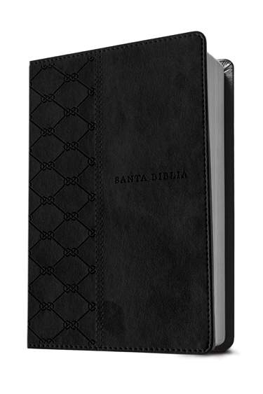 Biblia manual NTV, letra grande con Filament, LeatherLike, Black, Red Letter