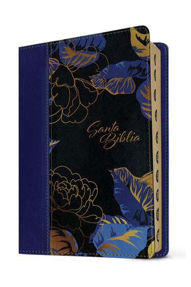 Biblia manual NTV, letra grande con Filament, Dark Blue Indexed