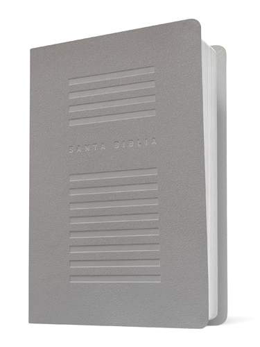 Biblia valor prémium NTV, letra grande con Filament, LeatherLike, Gray