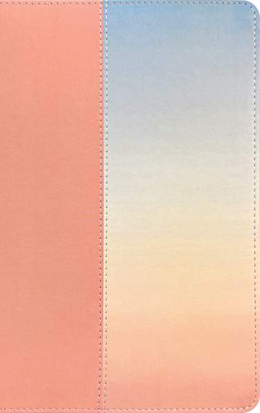 NLT Student Life Application Study Bible, Filament Enabled, LeatherLike, Indexed, Ombre Pink, Red Letter