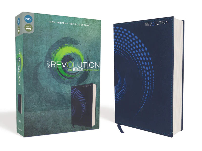 NIV Revolution Bible for Teen Guys Leatherlike Blue