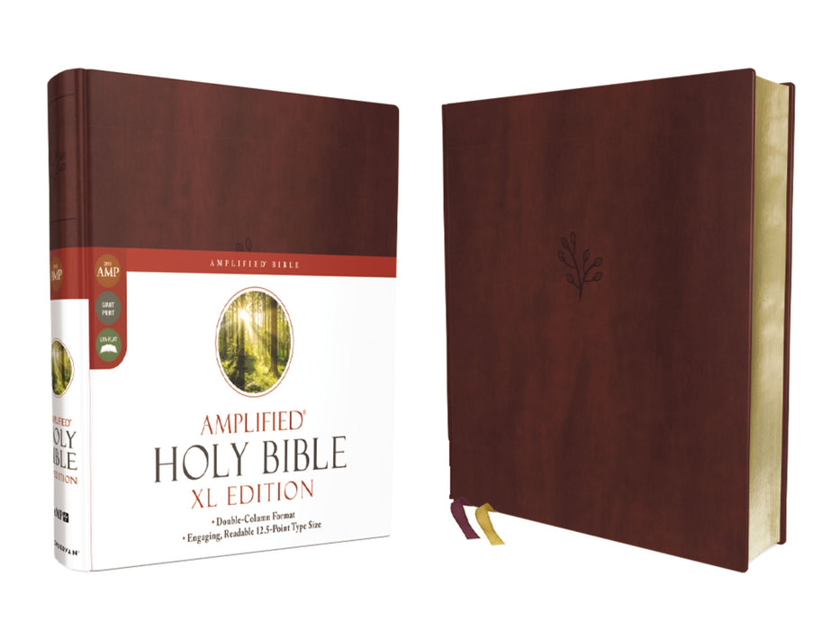 Amplified Holy Bible, XL Edition (Burgundy Leathersoft)