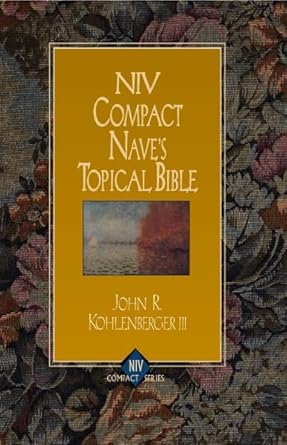 NIV Compact Nave's Topical Bible cover image