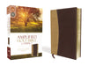 Amplified Holy Bible, Compact (Tan/Burgundy Leathersoft) - Morning Star Christian Bookstores