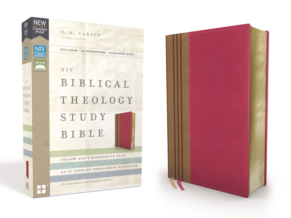 NIV Biblical Theology Study Bible (Pink Leathersoft)