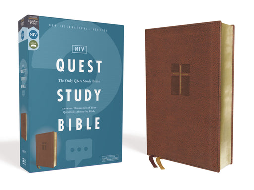 NIV Quest Study Bible (Brown Leathersoft) - Morning Star Christian Bookstores