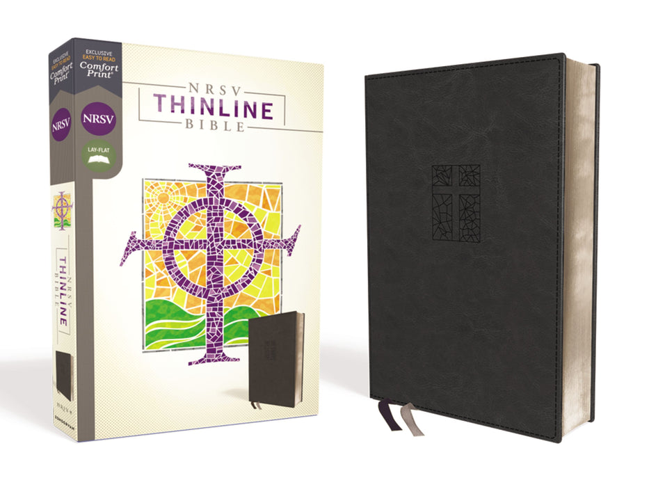 NRSV Thinline Bible (Black Leathersoft)