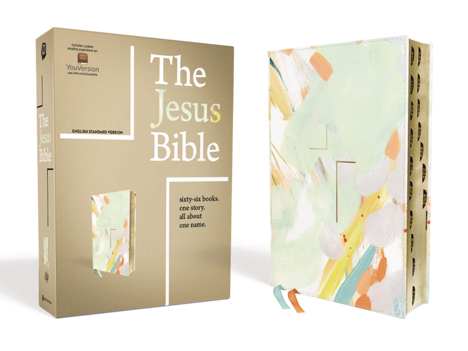 ESV Jesus Bible, Indexed (Multicolor Leathersoft)