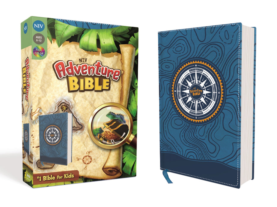 NIV Adventure Bible (Blue Compass Leathersoft) - Morning Star Christian Bookstores