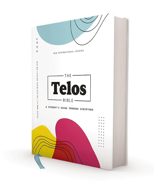 NIV, The Telos Bible, Hardcover, Comfort Print: A Student’s Guide Through Scripture cover image