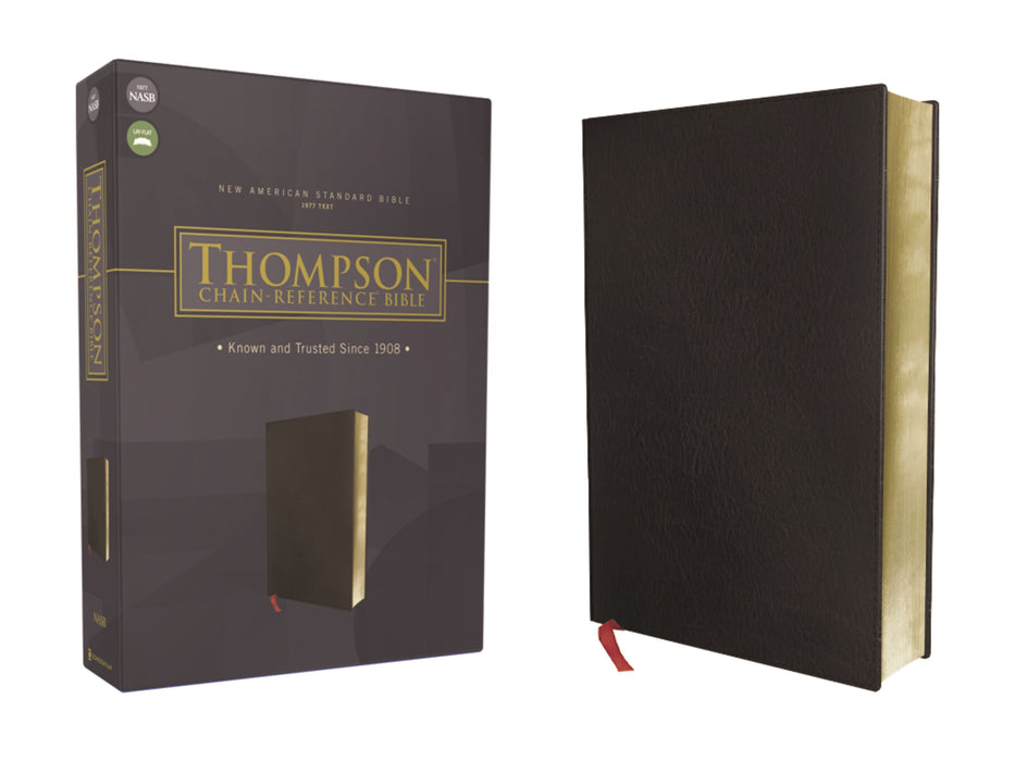 NASB 1977  Thompson Chain Reference Bible (Black Bonded Leather)