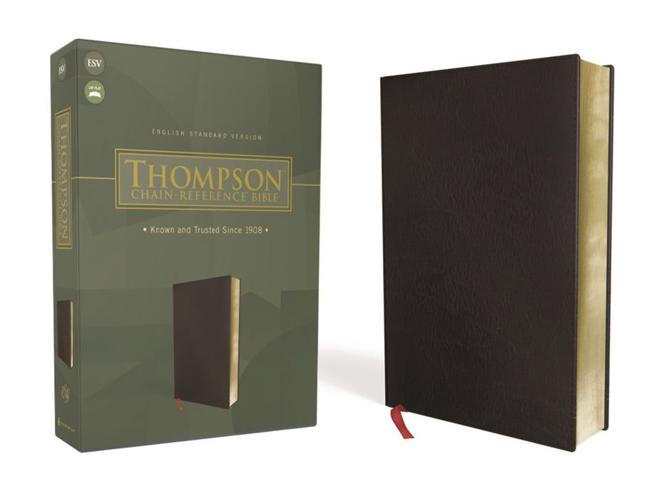 ESV Thompson Chain Reference Bible (Black Bonded Leather)