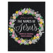The Names of Jesus Prompted Coloring Prayer Journal for Teens and Adults cover image