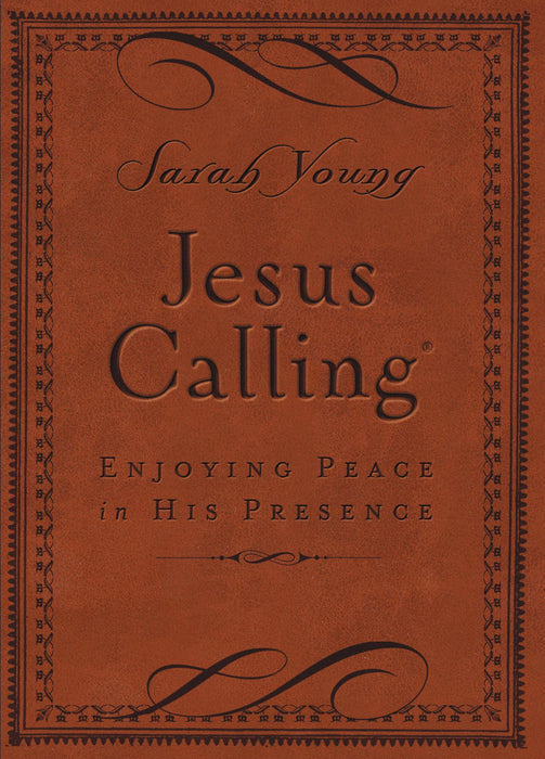 Jesus Calling by Sarah Young (Brown Leathersoft)