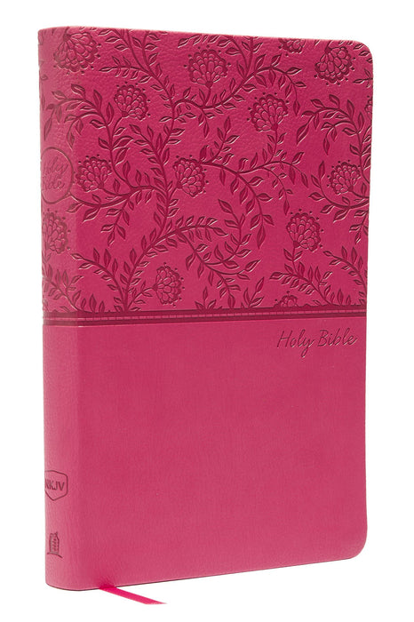 NKJV Value Thinline Bible, Red Letter Edition, Comfort Print (Pink Leathersoft) - Morning Star Christian Bookstores