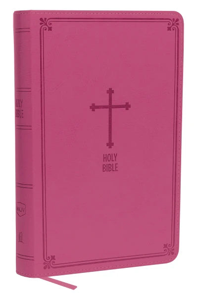 NKJV, Deluxe Gift Bible, Pink Leathersoft