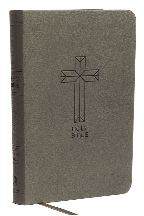NKJV Value Thinline Bible Compact, Red Letter Edition, Comfort Print (Black Leathersoft with Cross)