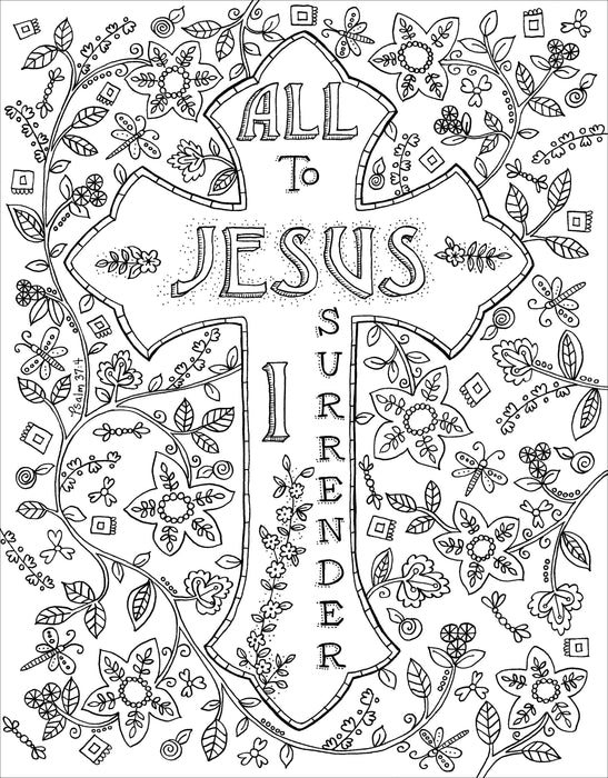 Color the Hymns: A Coloring Book for Adults - Annie Lapoint