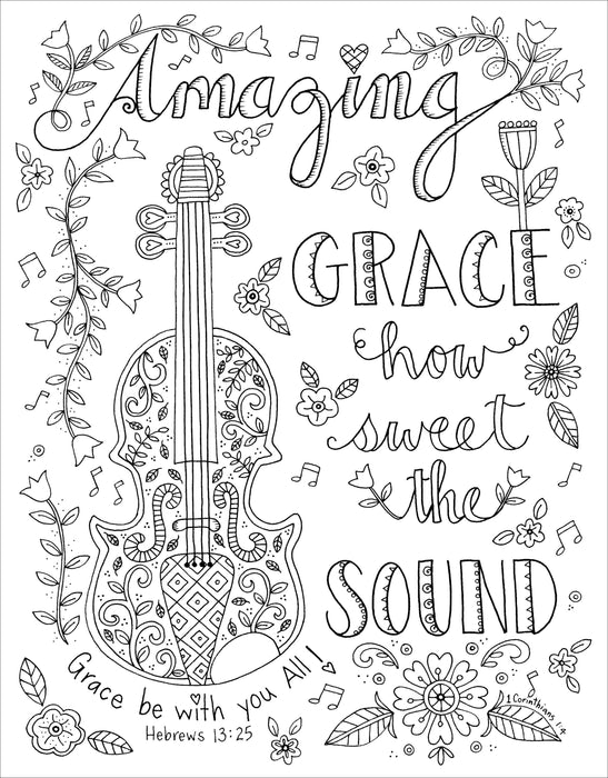 Color the Hymns: A Coloring Book for Adults - Annie Lapoint