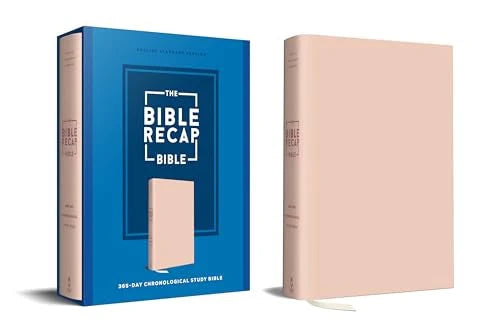 ESV The Bible Recap 365-Day Chronological Study Bible, Imitation Leather, Pink