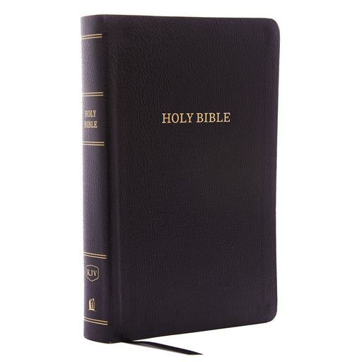 KJV Reference Bible Personal Size Giant Print (Bonded Leather Black) - Morning Star Christian Bookstores