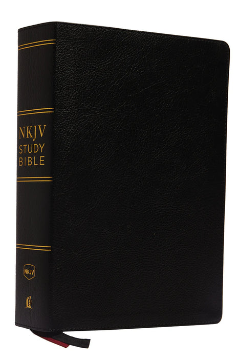 NKJV Study Bible, Black Bonded Leather