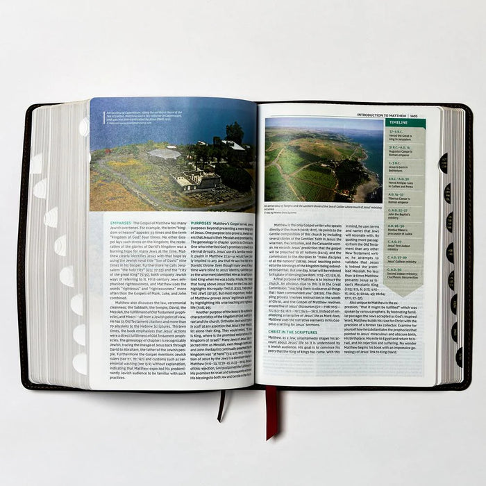 NKJV Study Bible, Black LeatherSoft, Indexed