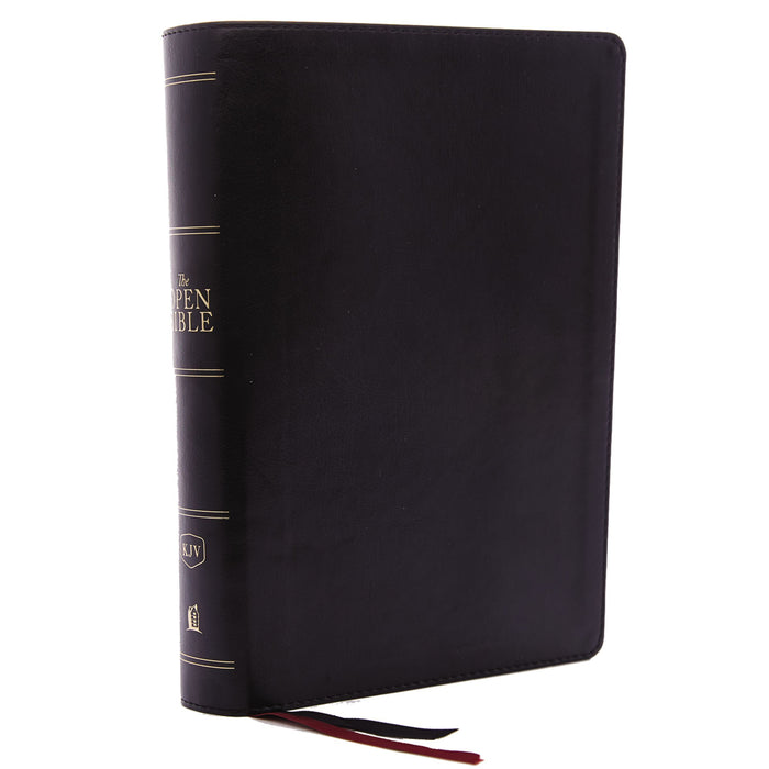 KJV Open Bible, IDX (Black Leathersoft)