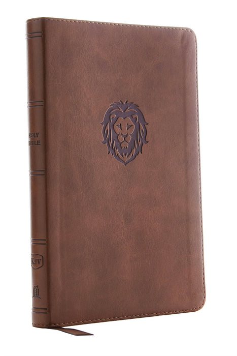 KJV Thinline Bible Youth Edition (Brown Leathersoft) - Morning Star Christian Bookstores