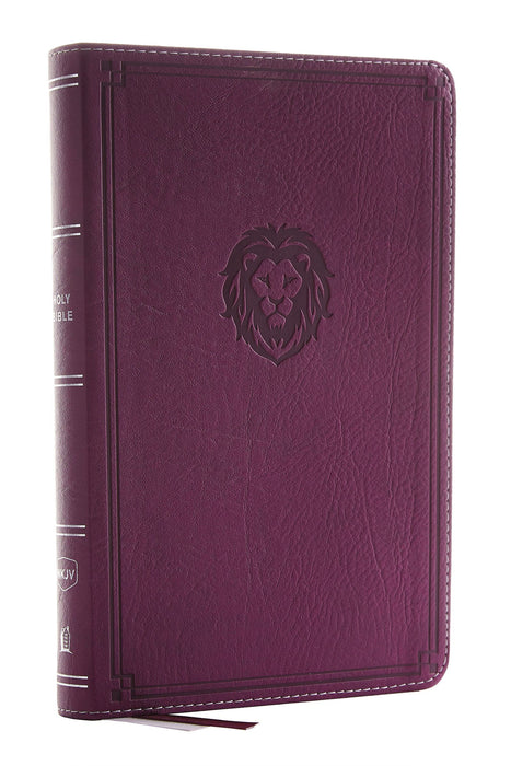 NKJV Thinline Bible Youth Edition, Red Letter Edition, Comfort Print (Purple Leathersoft)