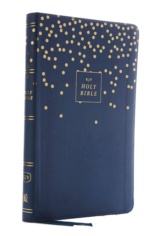 KJV Thinline Bible Youth Edition (Blue Leathersoft) - Morning Star Christian Bookstores
