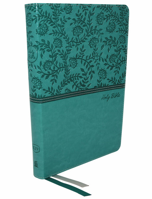 KJV Large Print Thinline Bible (Teal Leathersoft) - Morning Star Christian Bookstores