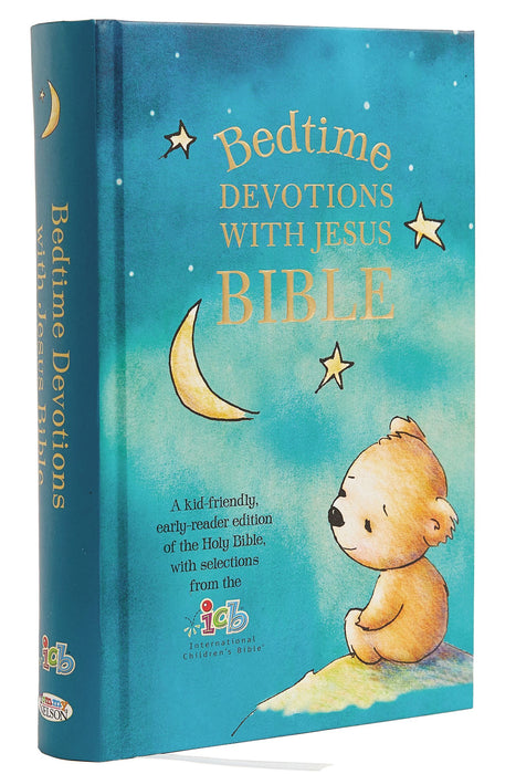 ICB, Bedtime Devotions with Jesus Bible (Hardcover)