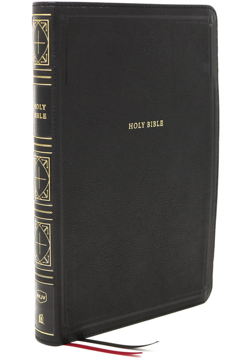 NKJV Thinline Bible Giant Print Black Leathersoft Indexed