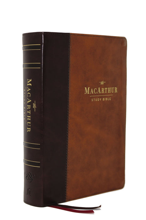 ESV MacArthur Study Bible, Indexed (Brown Leathersoft, 2nd Edition)