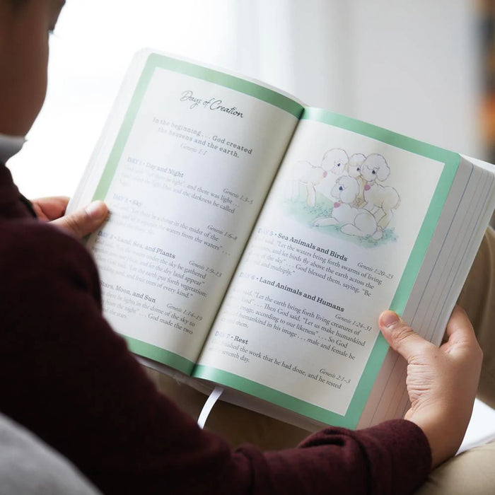 NRSVCE Precious Moments Bible Pink Leathersoft Catholic Edition