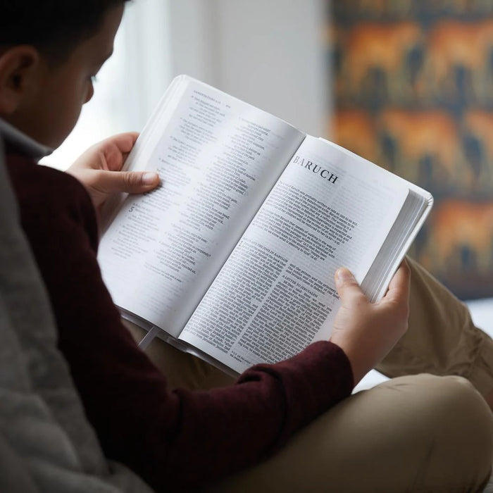 NRSVCE Precious Moments Bible Pink Leathersoft Catholic Edition