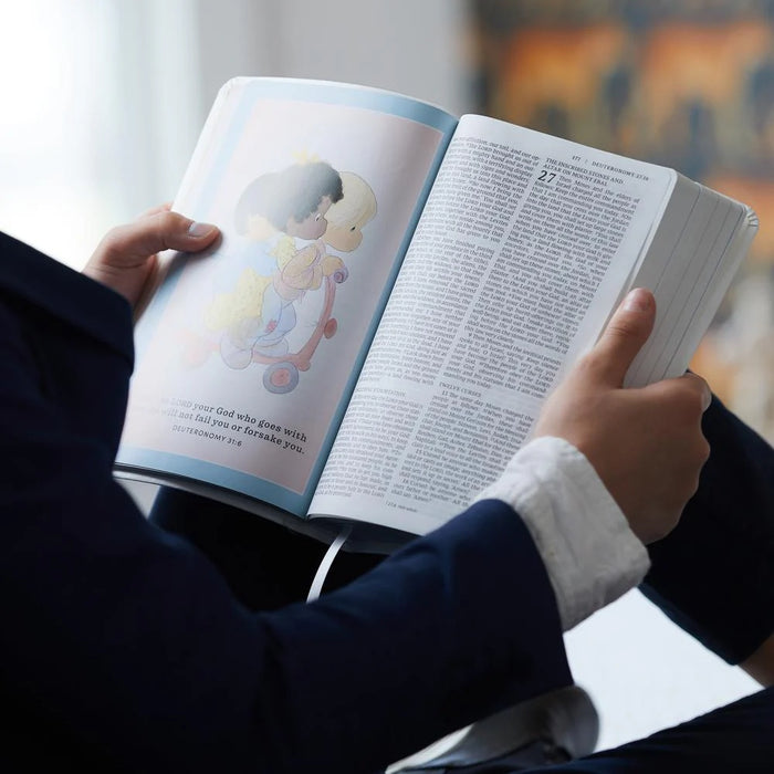 NRSVCE Precious Moments Bible Pink Leathersoft Catholic Edition