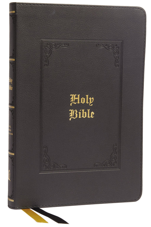 KJV Large Print Thinline Vintage Series (Black Leathersoft) - Morning Star Christian Bookstores